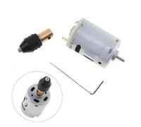 DC 12-24V 385 electronic starter Hand Drill 16000RPM Multifunction Three-jaw Chuck and Wrench CZAOINCU