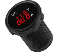DC 12 V -24V 15A -Voltmètre, voltmètre numérique avec écran LED rouge, pour voiture de moto