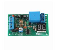 DC 12 V Réglable Minuterie de Déclenchement Délai Éteint Module LED Affichage Compte À Rebours Minuterie Temporisation Éteint Relais Module de Commutateur Retardé Module 1~99sec/1~99min