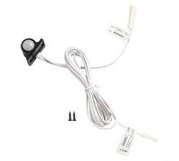 DC 12 V réglable PIR détecteur de mouvement infrarouge pour bandes lumineuses LED, détection automatique du corps humain marche/arrêt, retard de 30 s, sortie max 2 A, pour placard (noir)