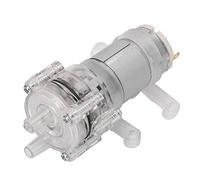DC 12V 0.3MPA 1A 4.8W Résistance aux hautes températures Aquarium transparent Mini pompe à eau à membrane 385HPC-9 Convient pour les pots à thé transparents, les pompes à eau, l'aquarium, etc.
