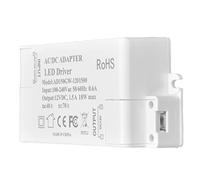 Dc 12v 1.5a 18w Led Driver Ac 100-240v Transformateur Basse Tension Alimentation à Découpage pour Led Lampe de Bureau Downlight