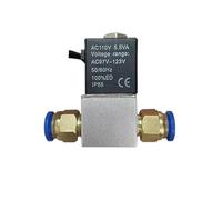 DC 12V 24V 110V 220V Voltage 2 Way For Air Water Oil Compressor Valve 1/4" Normally Closed Pneumatic Aluminum Solenoid Valves(12V_6MM)