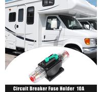 DC 12V/ 24V/ 32V 10 Amp Voiture Réinitialisation Disjoncteur Audio Fusible Support