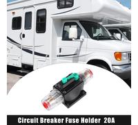 DC 12V/ 24V/ 32V 20Amp Voiture Réinitialisation Disjoncteur Audio Fusible Support