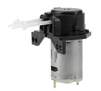 DC 12V/24V Pompe de Dosage Péristaltique Tête de Tube Péristaltique Bricolage pour Analyse Chimique de Laboratoire d'Aquarium(Black 12v 1 * 3)