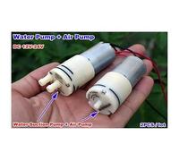 DC 12V-24V Small 370 electronic starter Air Pump Pump Water Pressure Suction Pump 2pcs (Air Pump and Water Pump) ICXLPMC
