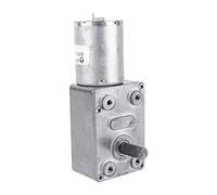 DC 12V 3RPM Motoréducteur, Moteur Electrique de Réduction Réversible Turbine à Couple Elevé Moteur à Engrenages à Vis sans Fin