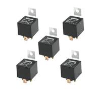 DC 12V 40A 1NO 1NC SPDT 5 Pin Male Connector Truck Car Power Relay 5 Pcs