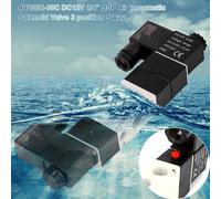 DC 12V BSP 1/4 Normalement fermée 3 positions 5 voies Electrovanne pneumatique 0.15-0.8MPa 4V230-08C
