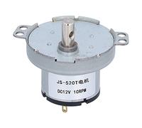 DC 12V Geared Motor 10RPM | Automatic Locking Helical Gearbox for Window Opener/Door Opener/Mini Winch | Industrial Control Equipment JS - 520T
