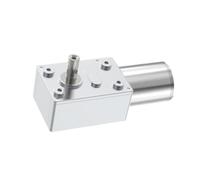 DC 12V JGY-370 Volt 100RPM High Torque Turbine DC Worm Gear Reducer Worm Geared Motors Reversed Reduction Low Speed electronic starter CZAOINCU(Single Motor,68RPM_12V)