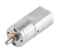 DC 12V Moteur à Engrenage électrique Moteur de réduction de vitesse de couple élevé 15/30/100/200 tr/min pour le modèle de robot de voiture RC Jouets de moteur de bricolage (200 tr/min)