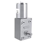 DC 12V Moteur Electrique de Réduction Réversible Turbine à Couple Elevé Boîte à Engrenages à Vis sans Fin(6RPM)