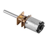 DC 12V Motoréducteur/ Moteur à engrenages/ Moteur électrique de réduction de ver de Turbo de couple élevé réversible de boîte de vitesse Avec l'axe long 100RPM ~ 2000RPM(12V 100RPM)