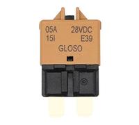DC 14V 5A 7.5A 10A 15A 20A 30A Mini fusible à lame de disjoncteur ATM à réinitialisation automatique for voiture camion bateau avec récupération automatique Câblage de protection (Color : Army Green