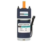 DC 24V 15W Permanent Magnet Gear Motor | 8mm Shaft Adjustable Speed 10-700 RPM | CW/CCW Rotation for Machinery/Packaging/Automation | Model XD2D15-24GN - 21S (Speed reduction ratio