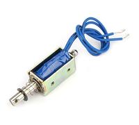 DC 24V Électroaimant Solénoïde 300mA Push-Pull Électro-aimant Tirer l'électroaimant Contrôle d'automatisation 5N Gamme Rétractable 10mm