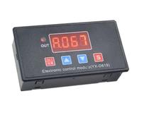 DC 24V LED Display Signal Trigger Delay Time Turn ON/OFF Counting Time Delay Module+Case Cover
