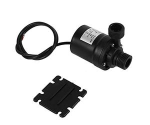 DC 24V Pompe de Circulation d'Eau Chaude Énergie Solaire Moteur Brushless Aquarium Submersible 800L Haute Efficacité Résistant à la Chaleur pour Fontaine Sécurité Étang à Poissons et