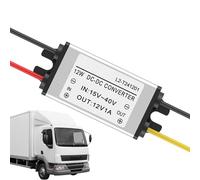 DC 24V To 12V Step Down Converter, Adjustable Voltage Regulator Power Supply 12-60W, IP68 Waterproof Module For Car RV Automotive Electronics, Stable Output Transformer