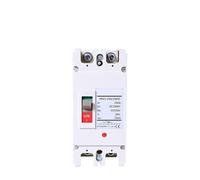 DC 2P 100A 250A Moulded Case Circuit Breaker Switch MCCB Solar Battery Main Switch Solar battery protector AUOQKQUT(63A)