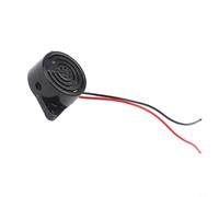 Dc 3-24 V Buzzer électronique 100 dB sonore continu sonnerie d'alarme pour véhicule système de sécurité industrielle boîtier en plastique noir fils fils fils