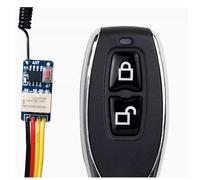 DC 3,5 V 3,7 V 5 12 V Mini interrupteur sans fil avec télécommande sans fil silencieux miniature ultra petite puissance fine pour piles, batteries au lithium, alimentation