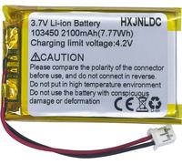 DC 3,7v 2100 mAh 103450 Batterie au Lithium polymère Rechargeable pour PS4 Controller CuH-zct1 Series,Et DIY 3.7-5v Remplacement de la Batterie des Produits électroniques