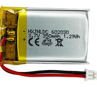 DC 3,7v 350mah 602030 Piles au Lithium pour VXI blueparrott b350-XT B450-XT B550-XT B350XT B450XT B550XT Bluetooth Headset, Compatible avec Le tachygraphe vantrue