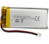 DC 3.7v 700mAh 602248 Batterie pour Sena SMH10 SMH10R SMH10D SMH10-11 SR10 Casque Bluetooth Batterie de Remplacement Motos Bluetooth Casque interphone Batterie intégrée
