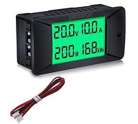 DC 300A Compteur Moniteur de Batterie, PZEM-025 Ampèremètre Voltmètre Numerique, Smart Shunt Puissance Wattmètre Ampéremètre pour batterie Voitures RV Système solaire Protection des circuits (300V)