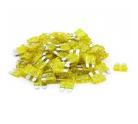 DC 32V 15A Auto Voiture Camion Lame Montage Fusible 100pcs Jaune Câblage de protection