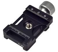 DC-38Q Pince pour vis d'appareil photo 3/8" (avec un adaptateur de vis de 3/8" à 1/4") avec 3 boucles Compatible avec RRS/ARCA-Swiss/Kir/Wimberley/Markins/Sunwayfoto/kangrinpoche/Benro/SIRUI (DC-38Q)