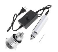 DC 3V-24V Hand Drill 385 electronic starter Rotary Tool with JTO Chuck and Adjustable Power Adapter for board IINKUEYK(Us)