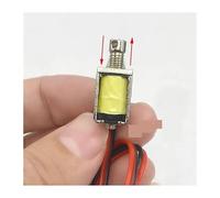 DC 3V 5V 6V 9V 12V frame Through Type Solenoid Electromagnet 8mm*10mm*16mm Push-Pull Square Electromagnet IINKUEYK(5V-6V)
