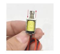 DC 3V 5V 6V 9V 12V frame Through Type Solenoid Electromagnet 8mm*10mm*16mm Push-Pull Square Electromagnet IINKUEYK(12V)