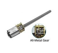 DC 3V 6v 12v gear electronic starter N20 long shaft screw electronic starter M4-55 threaded rod low speed metal electronic starter Smart car RUAJOGYNVM(50rpm,12V)