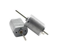 DC 3V-6V 4750RPM Double Output Shaft FK130SH Metal electronic starter Long Axis Small 130 electronic starter with 0.6 Module Worm Gear ICXLPMC(With gear)