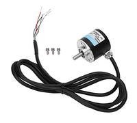 DC 5-24V Photoelectric Encoder ABZ 3-Phase Incremental Shaft Quadrature Solid Shaft for Office Automation Engineering Field(200Z)