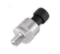 DC 5V 1/8"NPT Transducteur de pression en acier inoxydable avec câble, Capteur de pression pour Eau Air Gaz Huile Carburant Pétrole Diesel (500PSI)