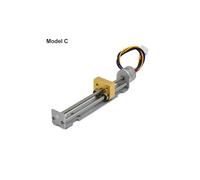 DC 5V/12V 15mm/20mm Stepper Stepping electronic starter 22mm/35mm/55mm/80mm Stroke Lead Linear Screw Nut Slider 2-phase 4-wire DIY 3D Printer CZAOINCU(C 80mm Stroke)