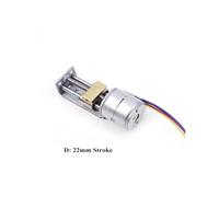 DC 5V/12V 15mm/20mm Stepper Stepping electronic starter A 35mm Stroke Stroke Linear Screw Nut Slider 2-phase 4-wire(D 22mm Stroke)
