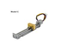 DC 5V/12V 15mm/20mm Stepper Stepping electronic starter A 35mm Stroke Stroke Linear Screw Nut Slider 2-phase 4-wire PKNVKZIDK(C 80mm Stroke)