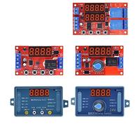 DC 5V 12V 24V 10A Module de relais temporisé réglable 32 Modes LED minuterie numérique déclencheur interrupteur commande Cycle d'impulsion 1 pièces
