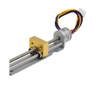 DC 5V/12V 35mm/ 55mm/ 80mm Stroke Linear actuator 2-phase 4-wire Stepping electronic starter With Copper Nut Slider DIY 3D Printer NWPNLXEA(C 80mm Stroke)