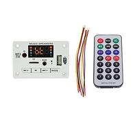 DC 5V/12V Carte décodeur MP3 Bluetooth avec télécommande Blanc