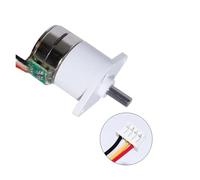 DC 5V 40 Ohm 12GA15BY 15mm Full Metal Gearbox Gear Stepper Stepping electronic starter 2-phases 4-wires D-shaft CZAOINCU(420 to 1)