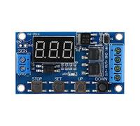 DC 5V à 36V Réglable Trigger Cycle Delay Timer Switch Module on/Off Module Dual-MOS Cycle Relay Timer Switch with LED Display for Controlling DC Motors Lights etc
