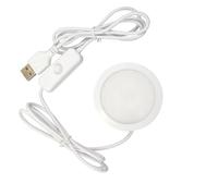 DC 5V USB spot LED 3W affichage LED étagère comptoir éclairage caravane camping-car intérieur plafonnier lumière à assembler soi-même(White 6000K,Black Housing)